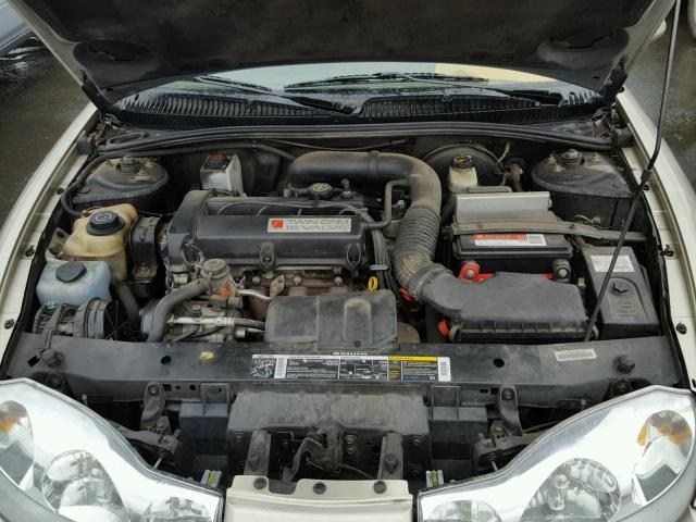 1G8ZY12701Z267212 - 2001 SATURN SC2 GOLD photo 7