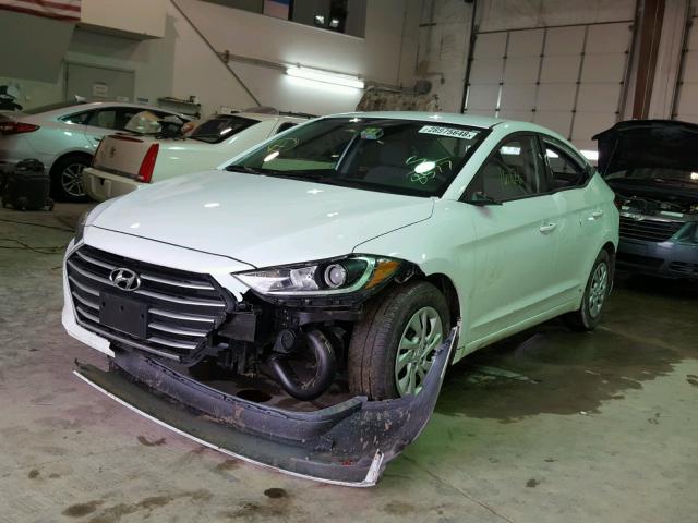 5NPD74LF4HH208577 - 2017 HYUNDAI ELANTRA SE WHITE photo 2