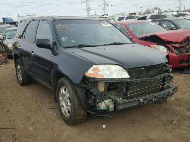 2HNYD18252H506659 - 2002 ACURA MDX BLACK photo 1