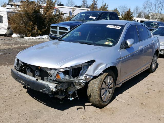 1HGCP2F36AA120372 - 2010 HONDA ACCORD LX SILVER photo 2