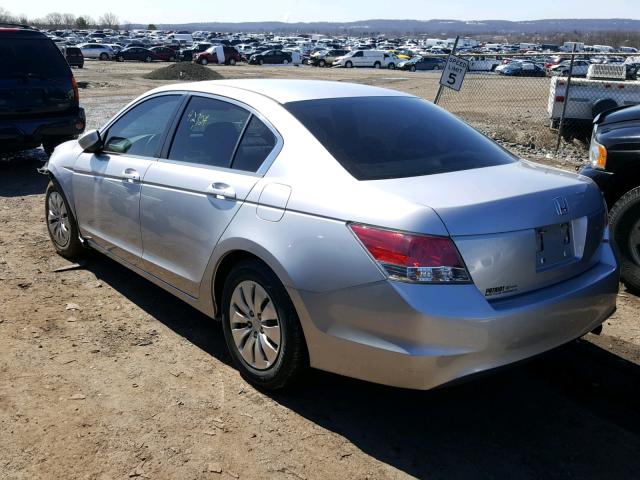 1HGCP2F36AA120372 - 2010 HONDA ACCORD LX SILVER photo 3