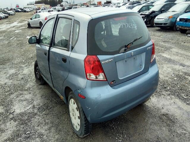 KL5TJ66616B630055 - 2006 SUZUKI SWIFT BLUE photo 3