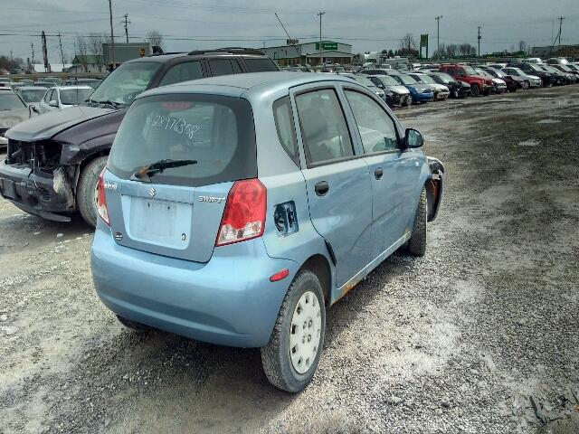 KL5TJ66616B630055 - 2006 SUZUKI SWIFT BLUE photo 4