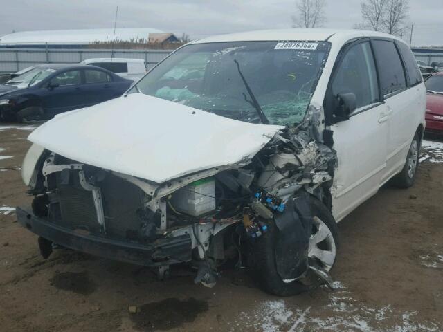 5TDZA23C26S459784 - 2006 TOYOTA SIENNA CE WHITE photo 2