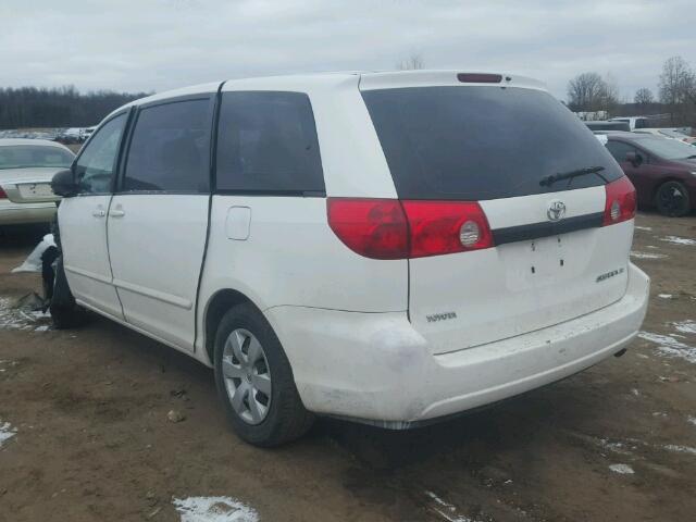 5TDZA23C26S459784 - 2006 TOYOTA SIENNA CE WHITE photo 3