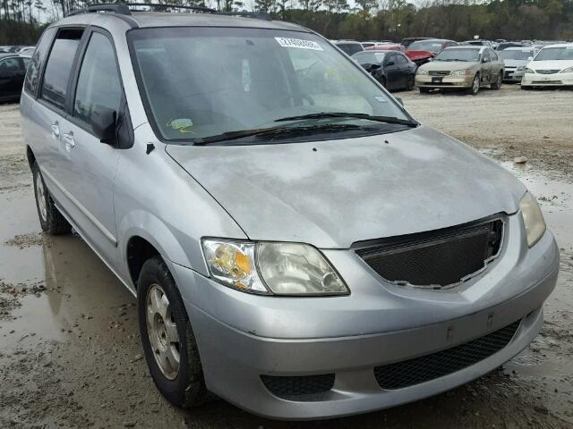 JM3LW28A830358754 - 2003 MAZDA MPV WAGON SILVER photo 1