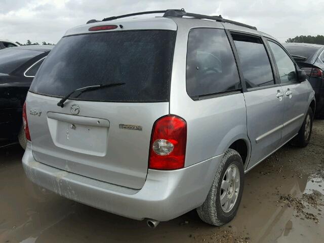 JM3LW28A830358754 - 2003 MAZDA MPV WAGON SILVER photo 4