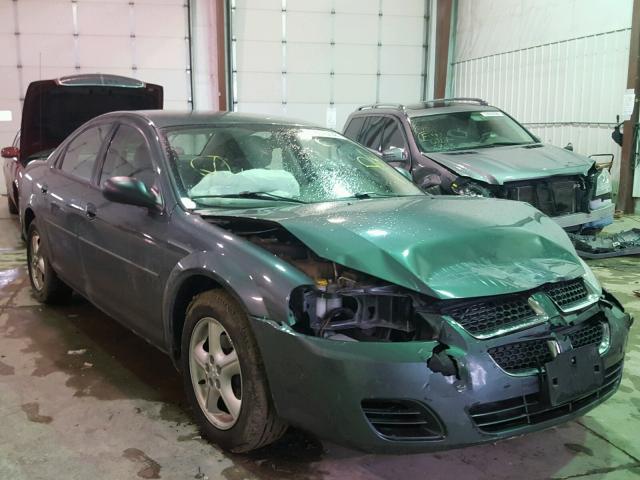 1B3EL46X04N129598 - 2004 DODGE STRATUS SX GRAY photo 1