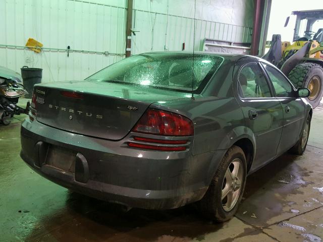 1B3EL46X04N129598 - 2004 DODGE STRATUS SX GRAY photo 4