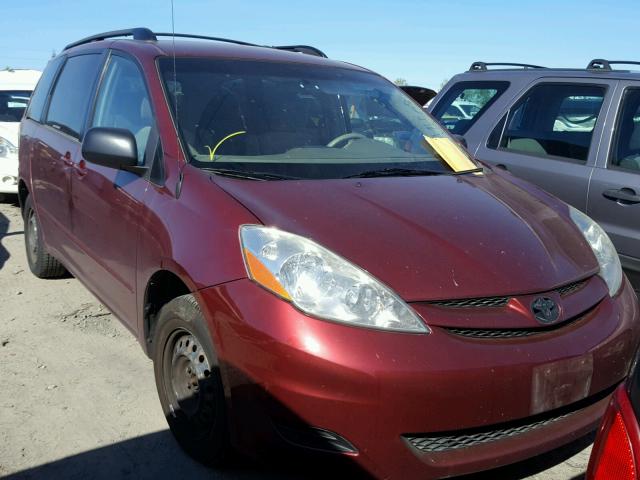 5TDZA23C86S548260 - 2006 TOYOTA SIENNA CE RED photo 1