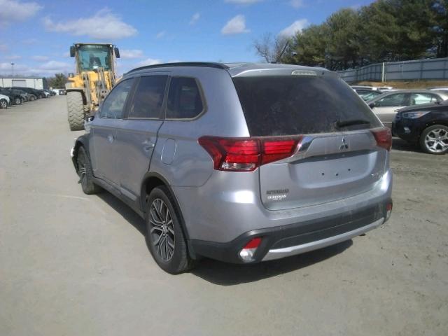 JA4AD3A34GZ010744 - 2016 MITSUBISHI OUTLANDER SILVER photo 3