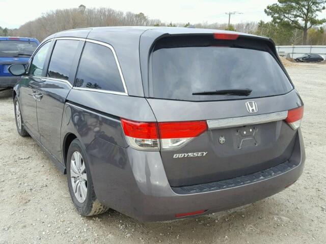 5FNRL5H63FB059011 - 2015 HONDA ODYSSEY EX GRAY photo 3