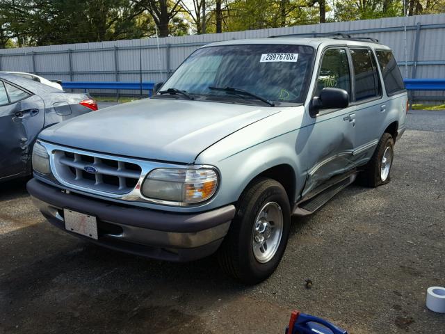 1FMDU34X4TZA88321 - 1996 FORD EXPLORER BLUE photo 2