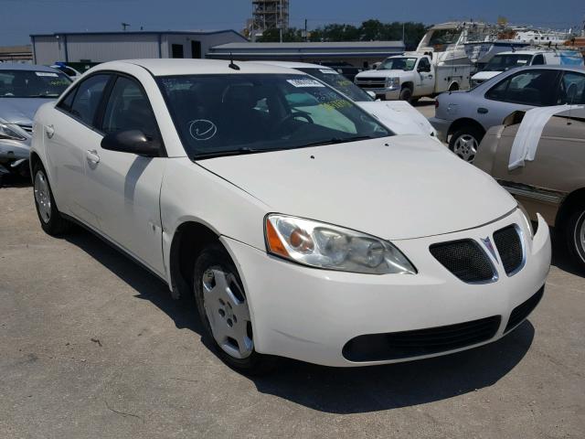 1G2ZF57B884175132 - 2008 PONTIAC G6 VALUE L WHITE photo 1