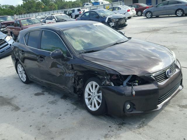 JTHKD5BH8B2038448 - 2011 LEXUS CT 200 BROWN photo 1