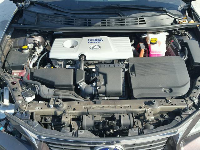 JTHKD5BH8B2038448 - 2011 LEXUS CT 200 BROWN photo 7