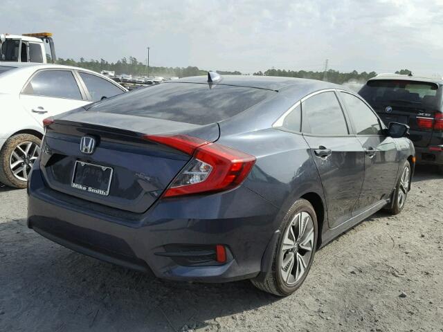 19XFC1F7XHE025552 - 2017 HONDA CIVIC EXL BLACK photo 4