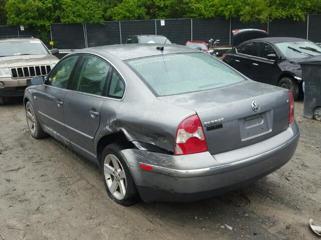 WVWRH63B94P054622 - 2004 VOLKSWAGEN PASSAT GLX SILVER photo 3
