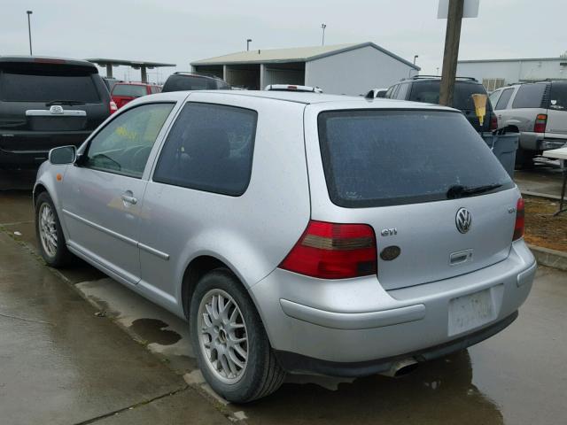 9BWDE61J734057120 - 2003 VOLKSWAGEN GTI SILVER photo 3