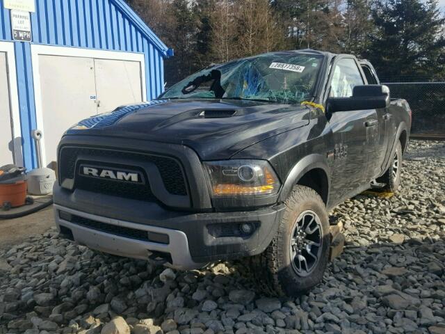 1C6RR7YT9HS793035 - 2017 RAM 1500 REBEL შავი ფოტო 2