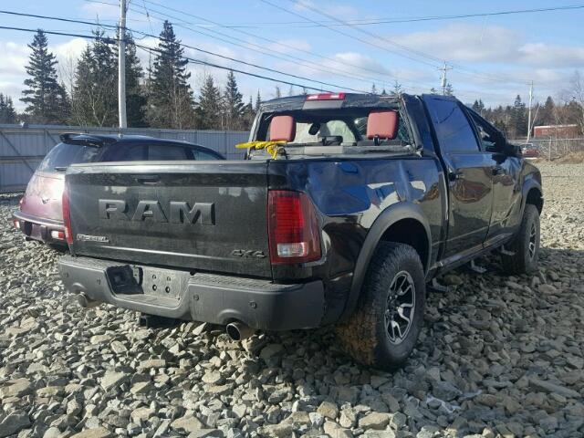 1C6RR7YT9HS793035 - 2017 RAM 1500 REBEL შავი ფოტო 4