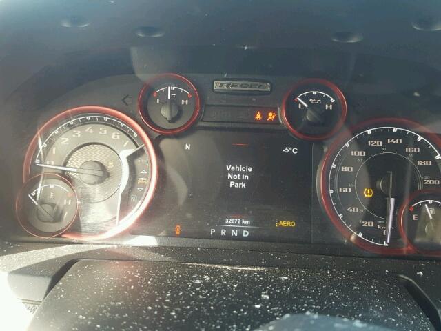 1C6RR7YT9HS793035 - 2017 RAM 1500 REBEL შავი ფოტო 8