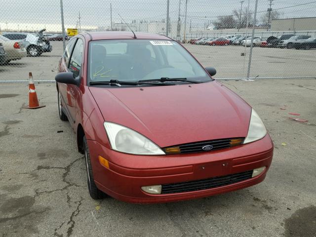 3FAFP313X1R232757 - 2001 FORD FOCUS ZX3 RED photo 1