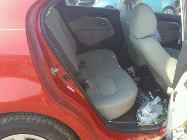 KNADM5A35D6170172 - 2013 KIA RIO LX Կարմիր լուսանկար 6