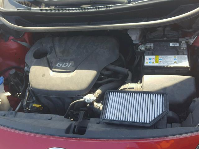 KNADM5A35D6170172 - 2013 KIA RIO LX Կարմիր լուսանկար 7