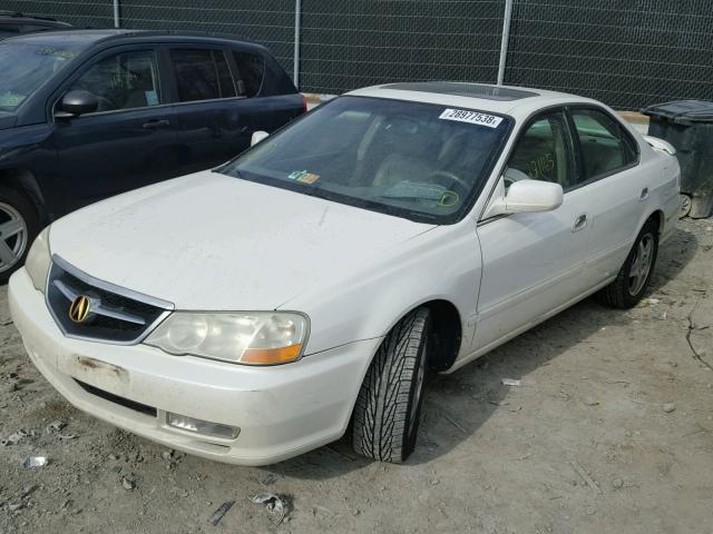 19UUA567X3A080164 - 2003 ACURA 3.2TL WHITE photo 2