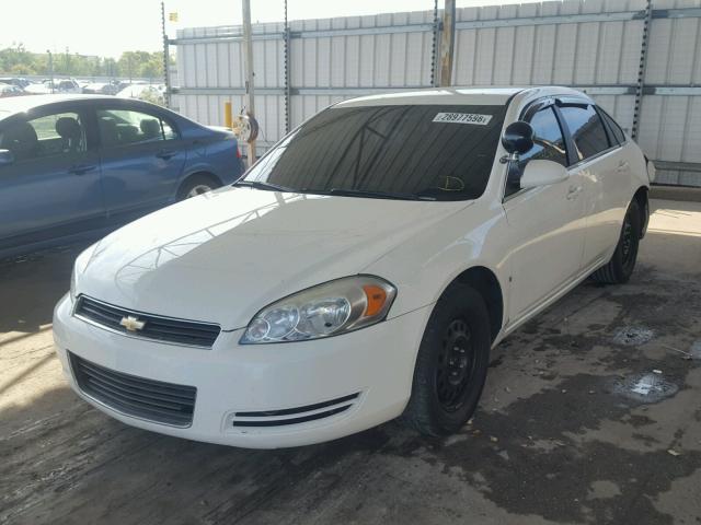 2G1WS553481330009 - 2008 CHEVROLET IMPALA POL WHITE photo 2