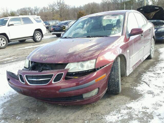 YS3FD46Y331055875 - 2003 SAAB 9-3 ARC BURGUNDY photo 2