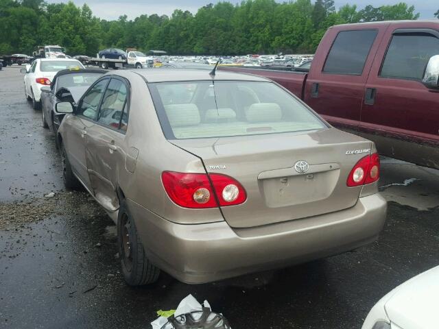 2T1BR32E86C595218 - 2006 TOYOTA COROLLA CE BEIGE photo 3