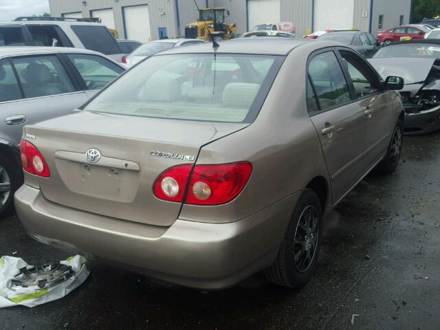 2T1BR32E86C595218 - 2006 TOYOTA COROLLA CE BEIGE photo 4