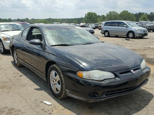 2G1WW12E629330654 - 2002 CHEVROLET MONTE CARL BLACK photo 1