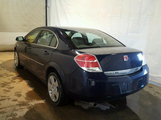 1G8ZS57N28F127822 - 2008 SATURN AURA XE BLUE photo 3