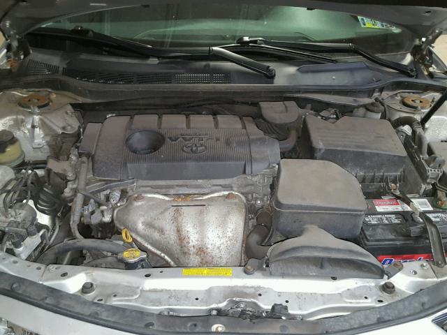 4T1BF3EK1BU137183 - 2011 TOYOTA CAMRY BASE SILVER photo 7