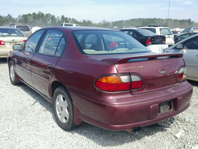 1G1NE52J616150793 - 2001 CHEVROLET MALIBU LS RED photo 3