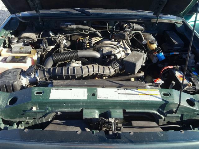 1FTYR10V0XPA04139 - 1999 FORD RANGER GREEN photo 7