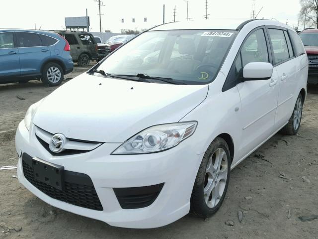 JM1CR293880312641 - 2008 MAZDA 5 WHITE photo 2