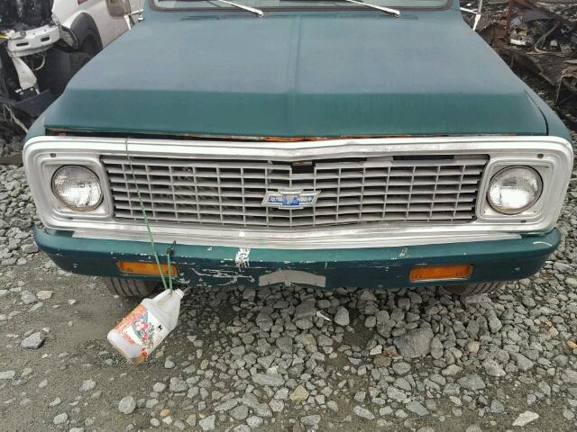 CCE232B132684 - 1972 CHEVROLET C20 PU GREEN photo 10