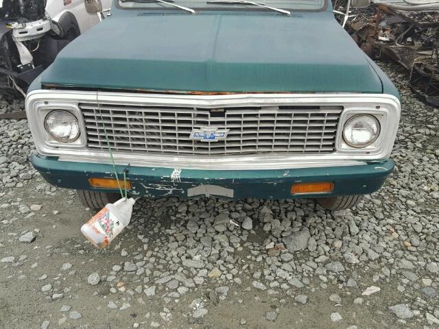 CCE232B132684 - 1972 CHEVROLET C20 PU GREEN photo 9