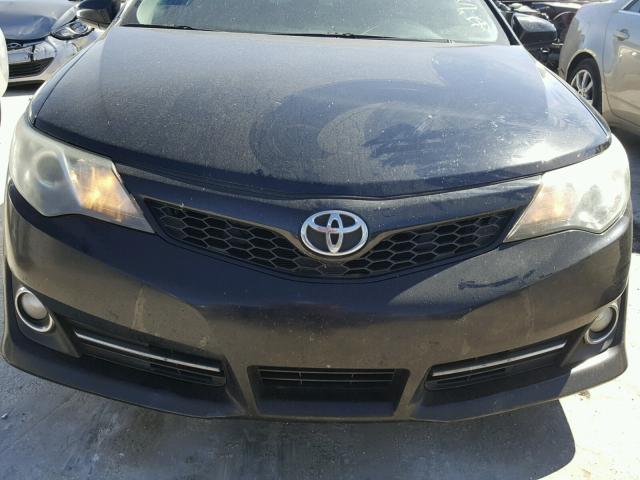 4T1BF1FK7CU013343 - 2012 TOYOTA CAMRY BASE BLACK photo 9