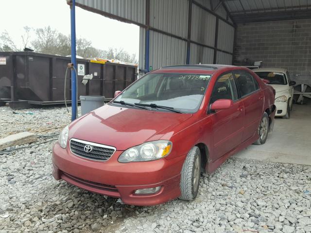 1NXBR32E76Z726394 - 2006 TOYOTA COROLLA CE RED photo 2