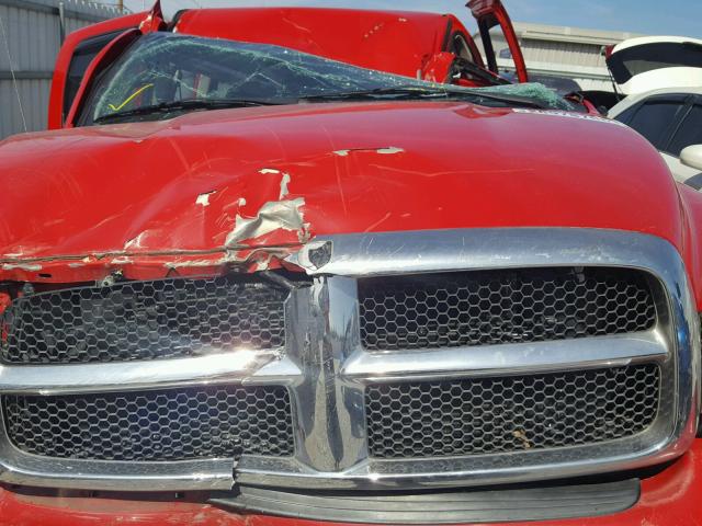1D7KU286X3J522348 - 2003 DODGE RAM 2500 S RED photo 7