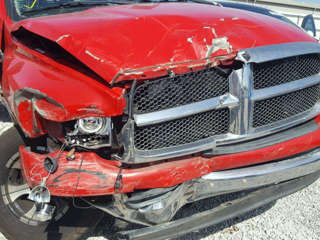 1D7KU286X3J522348 - 2003 DODGE RAM 2500 S RED photo 9