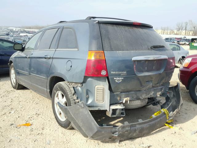 2A8GF68476R605096 - 2006 CHRYSLER PACIFICA T TURQUOISE photo 3