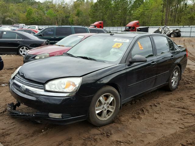 1G1ZU54875F295703 - 2005 CHEVROLET MALIBU LT BLACK photo 2