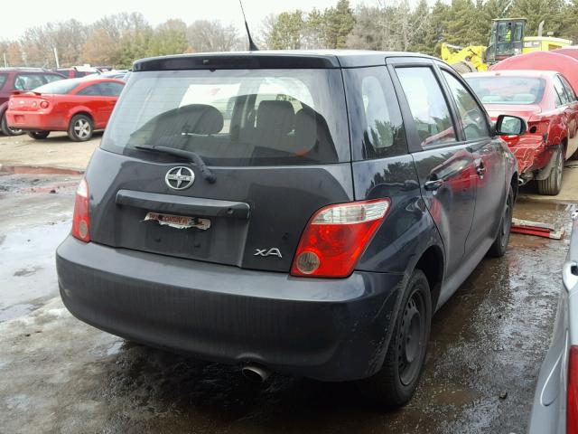 JTKKT624165004582 - 2006 TOYOTA SCION XA BLACK photo 4