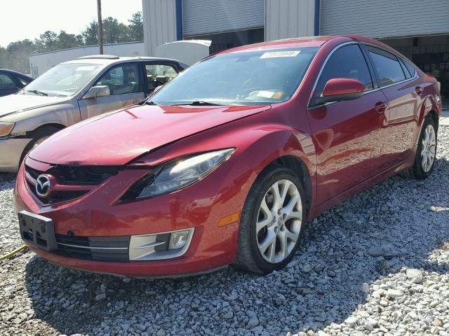 1YVHP82B795M30856 - 2009 MAZDA 6 S RED photo 2